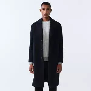 [STCO] 등판 퀼팅 피코트 네이비 (오버핏)-SCTTD61OSN