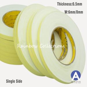 9개/몫 두께 0.5mm 너비 길이 10M 흰색/검정색 EVA 단면 테이프 강한 폼 얇은 접착