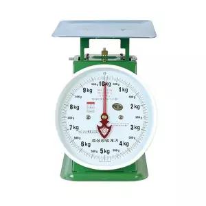 효성정밀 OMVWDHCC 10kg 지시저울 바늘 접시 스테인레스짐판