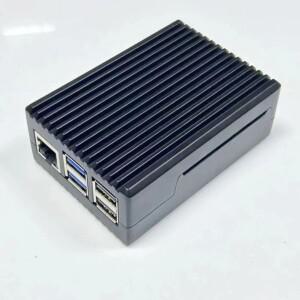 라즈베리 파이 5 용 수동 냉각 인클로저 알루미늄 합금 케이스 쉘 실리콘 방열판 포함