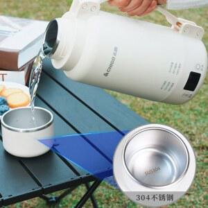 충전식 보온병 휴대용 전기 여행용 텀블러 1000ML 포트 무선