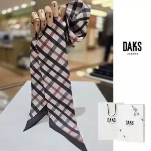 [갤러리아] 닥스셔츠 25FW 체크 에스코트타이 스카프 베이지 DLF1ACF1351I1