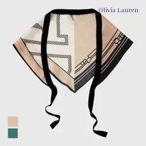 [올리비아로렌] 니트 트림 삼각스카프_VYCXFXF7211