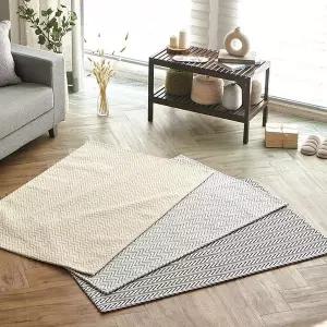 [벨리에르][애끌리아] 워셔블 지그재그 MC 자카드 러그(150x200)