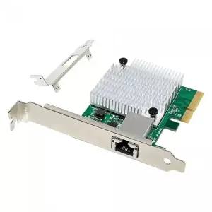 넥스트유 래모캔 PCIe x4 싱글 쿠퍼 RJ45 마벨 10G 기가비트 랜카드 567CP-10G-MV