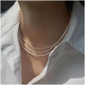 미니 진주 목걸이(2mm/3mm/4mm)