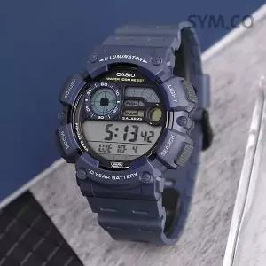 [카시오] WS-1500H-2A 낚시모드 아웃도어 디지털 스포츠 남자 우레탄 손목시계 c