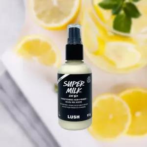 러쉬 헤어 에센스 미스트 수퍼 밀크 컨디셔닝 헤어 프라이머 레몬 통카향 100g