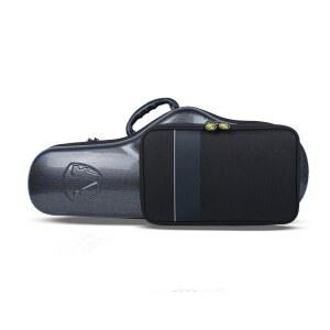 오메바이지 IF 알토 색소폰 콘투어 고강도 보호 쉘, 경량 및 내구성이 뛰어난 구조 케이스, 액세서리 포켓, 결합 잠금 분리 가능한 스트랩, 하드 쉘 백팩