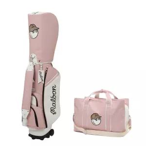 트롤리 여성 바퀴형 뉴본 클래식 골프백 보스턴백 세트 골프가방 golfmalbon
