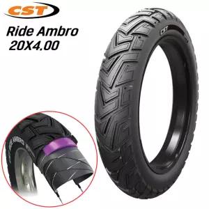 CST 20x4.00 100-406 RIDE AMBRO 펑크방지추가 튜브타이어 온오프로드 팻바이크 전동팻바이크타이어 20X400