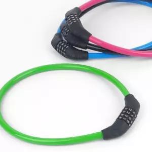 컬러 도난방지 락 비밀번호자물쇠 잠금 칼라 4단 (457ku)