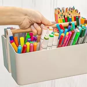 유치원 색연필정리함 대용량 색연필 꽂이함 펜꽂이함 펜통 홀더