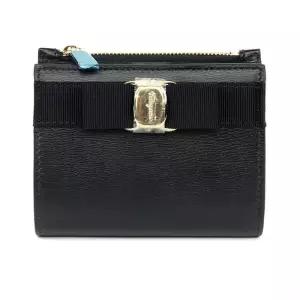 페라가모 뉴바라 컴팩트 지퍼 반지갑 22-E009 0734500