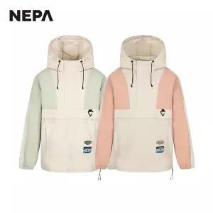 네파 공용 에코 브리즈 후디 블럭 아노락 7JC0660