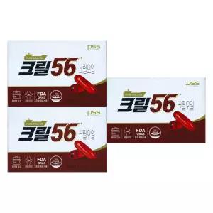 크릴56 크릴오일 1000mg x 90캡슐 3개 / 써클
