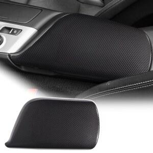 콜벳 C7 2014-2019 카암레스트 커버 가죽 쿠션 방수 시트 박스 보호 액세서리 ABS-탄소 섬유 용 JONKOKO 카센터 콘솔 패드