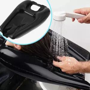 에어 세발기 튜브 대야 머리감기는 간병용품 와상환자 노인 샴푸 임산부 도구 이동 휴대용 받침대 접이식