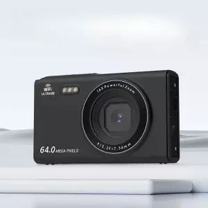 디지털 카메라 학생용 디카 화소 4K 6400만 고화질 소형 WIFI 필터 학생