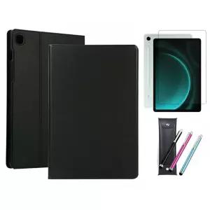 갤럭시탭S9 케이스+강화유리 슬림 FE 필름+심플 세트