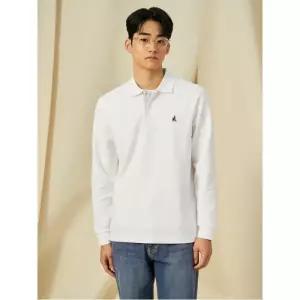 [빈폴멘] 미니와플 칼라넥 티셔츠  아이보리 (BC5141C120)