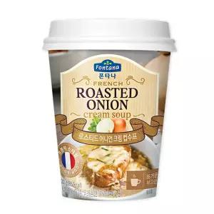 폰타나 프렌치 로스티드 어니언 크림 수프 즉석컵 20g  x 10개