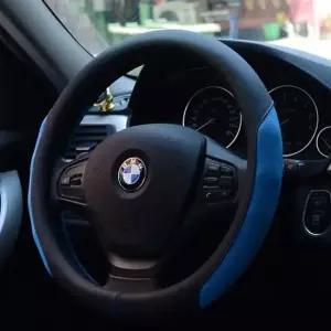 더블팟 그립 가죽 타공 논슬립 핸들커버 370 380 가죽핸들커버 여자핸들커버 겨울핸들커버