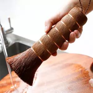 정직한솔 자연유래 종려나무 우드브러쉬 다용도 세척솔