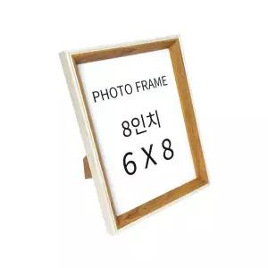 [보리보리/오너클랜]집들이선물 웨딩 프레임 모던 사진액자 액자 원목 6x8