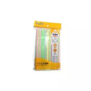 일회용 자바라빨대 스트로우100P 빨대 어린이