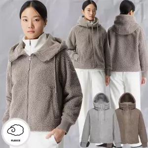 [블랙야크](강남점)25년 가을/겨울신상 여성 일상/데일리 후드집업 스키무드 후디 플리스자켓 1BYJKFU508