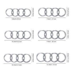 2025년형 아우디 Q3 스포트백 ABS 자동차 후드 앞 보닛 그릴 뒤 트렁크 엠블럼