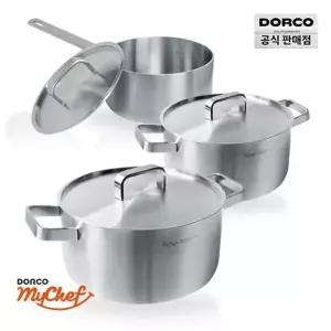 [도루코] 마이셰프 클래식 통5중 인덕션IH 스텐냄비3종세트(16+20+24)