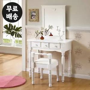 [벤티스가구]세브 엔틱 화장대 콘솔 안방 미니 입식 수납 가구 소형 화장대 틈새 고급 가구 800