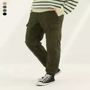 [NIX]유니) 덕다운 오픈밴딩 카고 조거팬츠 (HNSWCPJ701P)