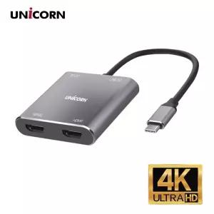 유니콘 USB-Type C TO HDMI 듀얼 디스플레이 컨버터 4