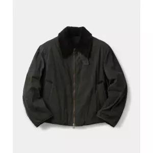 국내매장판 쿠어 왁스드 코튼 워싱 데크 봄버 (다크그레이시그린)