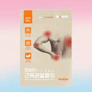 인버브 근육 관절 패치 혼합 24ea 1박스 파스