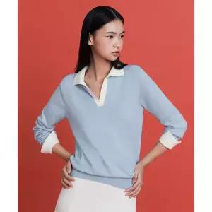 매장정품 더엣지 THEATG 4PACK 배색 셔츠니트 2049691515 132092