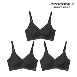 [크로커다일] 감탄브라 소프트핏 쉘론 후크형 브라3종 블랙 CDWBR5M16_3