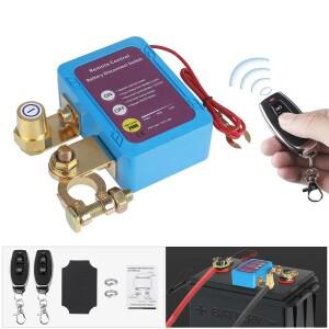 12V24V 원격 배터리 차단 스위치 자동 킬 누전 방지 마스터 트럭용 리모컨 포함)