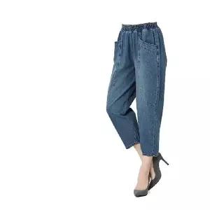 [NS홈쇼핑](7일)[시니차밍]밴딩 포켓라인 데님 팬츠[35462632]