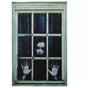 할로윈 유리창 창틀장식 처녀귀신 대형스티커 공포연출 꾸미기