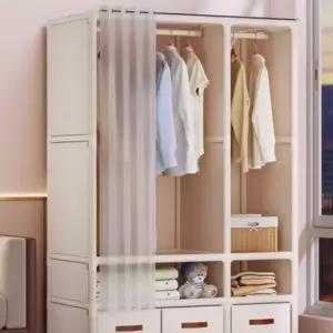 행거 옷걸이 간이 다용도 조립식 철제 선반 스탠드 시스템행거 옷걸이행거 드레스룸행거