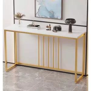 슬림 콘솔 선반 블랙 철제 골드 화장대 거실 테이블