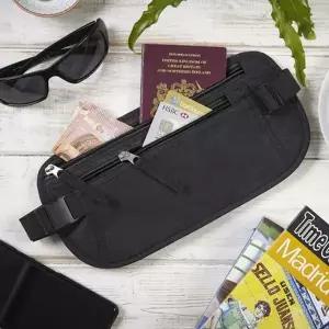 안전 여행용 도난방지 힙색가방 슬림힙색 신분증 보관-WFE2213