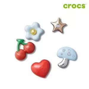 [크록스] 세이브존05 푹신한 메탈 지비츠 5팩 세트 10012934 (S41351294)