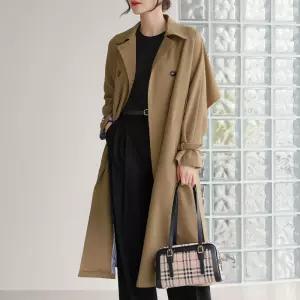 [시크라인] (~XXL까지) 카비나안 백플립 트렌치 코트 가을 롱코트 데일리 아우터 루즈핏 출근룩 베이직 빅사이즈