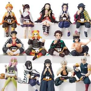 피규어 소품 귀멸의칼날 가챠 세트 피규어 굿즈 귀칼 생일선물 캐릭터 차량용