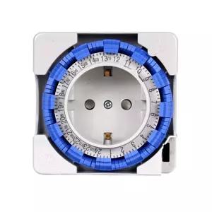 한승계기 HTS-24BF 아날로그타임스위치정전보상형 콘센트형 스위치내장 간편조절